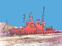 3b - Red Ship in Cartagena